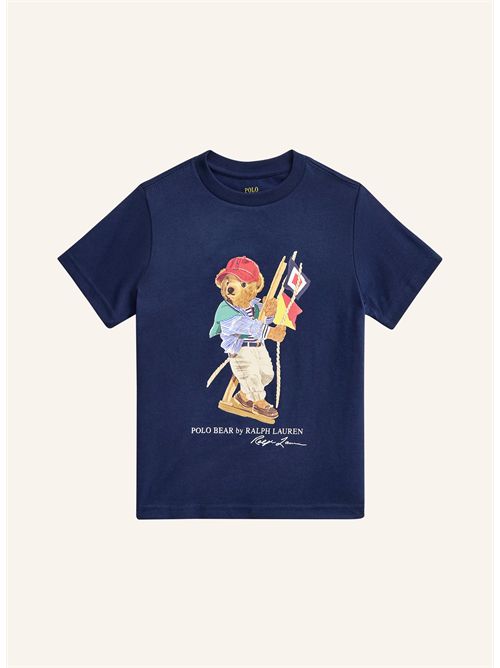 T-shirt bu logo RALPH LAUREN | 322A12428001BLU